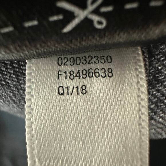 Isabel Maternity Midi Jean Short Womens 2 Black Crossover Panel Pull On Raw Hem - Picture 11 of 16